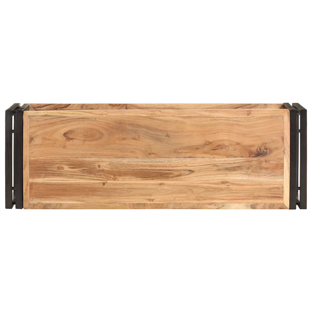 Vidaxl tv-meubel 90x30x40 cm massief acaciahout