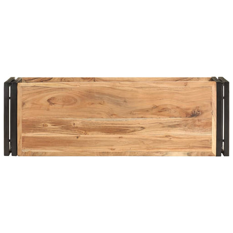 Vidaxl tv-meubel 90x30x40 cm massief acaciahout