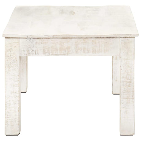 Vidaxl salontafel 110x60x45 cm massief mangohout wit