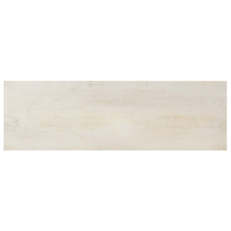 Vidaxl wandtafel 115x35x77 cm ruw mangohout wit