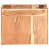 Vidaxl bijzettafel 43x40x30 cm massief acaciahout