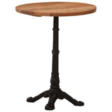 Vidaxl bistrotafel ø 60x76 cm massief acaciahout