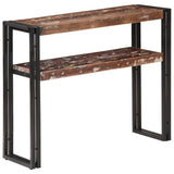 Vidaxl wandtafel 90x30x75 cm massief gerecycled hout