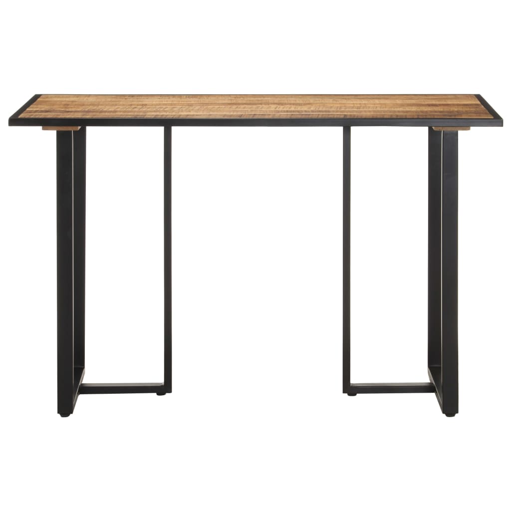 Vidaxl eettafel 120 cm ruw mangohout