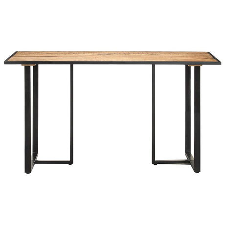 Vidaxl eettafel 140 cm ruw mangohout