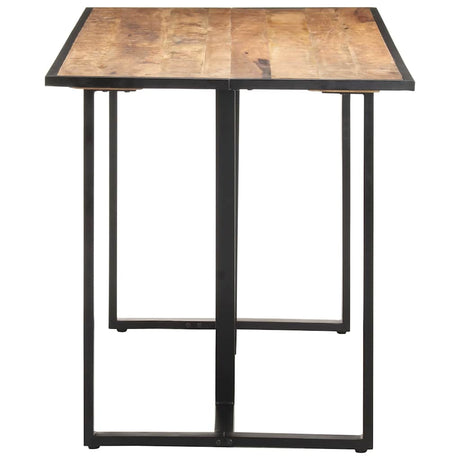Vidaxl eettafel 140 cm ruw mangohout