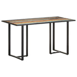 Vidaxl eettafel 140 cm massief gerecycled hout