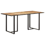 Vidaxl eettafel 160 cm ruw mangohout