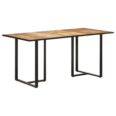 Vidaxl eettafel 160 cm ruw mangohout