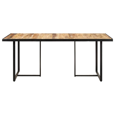 Vidaxl eettafel 160 cm ruw mangohout