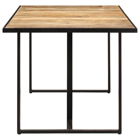 Vidaxl eettafel 160 cm ruw mangohout