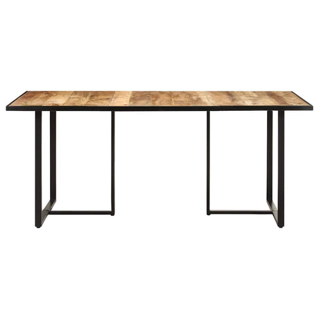 Vidaxl eettafel 180 cm ruw mangohout