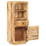 Vidaxl hoge kast 45x32x110 cm ruw mangohout