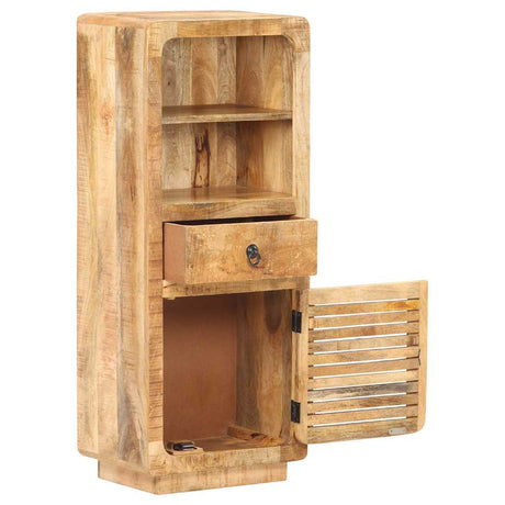 Vidaxl hoge kast 45x32x110 cm ruw mangohout
