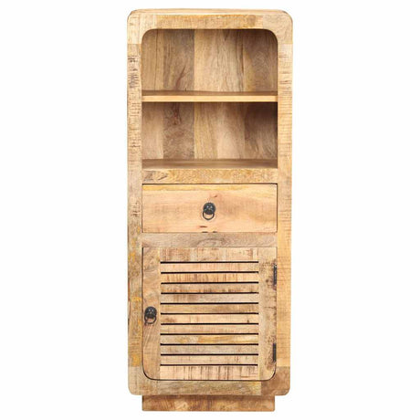 Vidaxl hoge kast 45x32x110 cm ruw mangohout