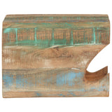 Vidaxl wandfietsenrek 35x25x25 cm massief gerecycled hout