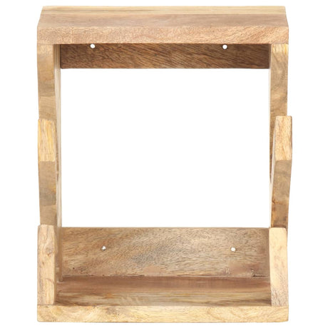 Vidaxx Wand-Skateboardhalter 25x20x30 cm massives Mangoholz