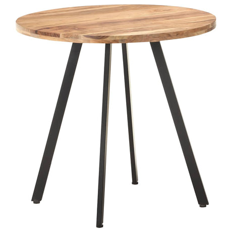Vidaxl eettafel 80 cm massief acaciahout