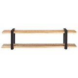 Vidaxl tv-meubel 160x40x40 cm massief ruw mangohout