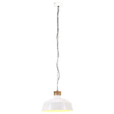 Vidaxl Hanging Lamp Industrial E27 58 cm Weiß