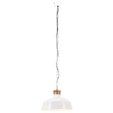 Vidaxl Hanging Lamp Industrial E27 58 cm hvit