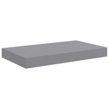Vidaxl wandschap zwevend 40x23x3,8 cm mdf grijs