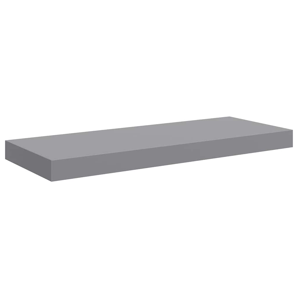 Vidaxl wandschap zwevend 60x23,5x3,8 cm mdf grijs