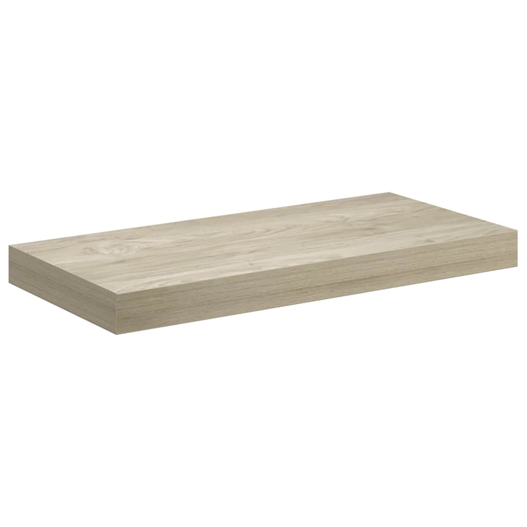 Vidaxl wandschap zwevend 50x23x3,8 cm mdf eikenkleurig