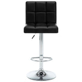 Vidaxl barstoelen 2 st kunstleer zwart