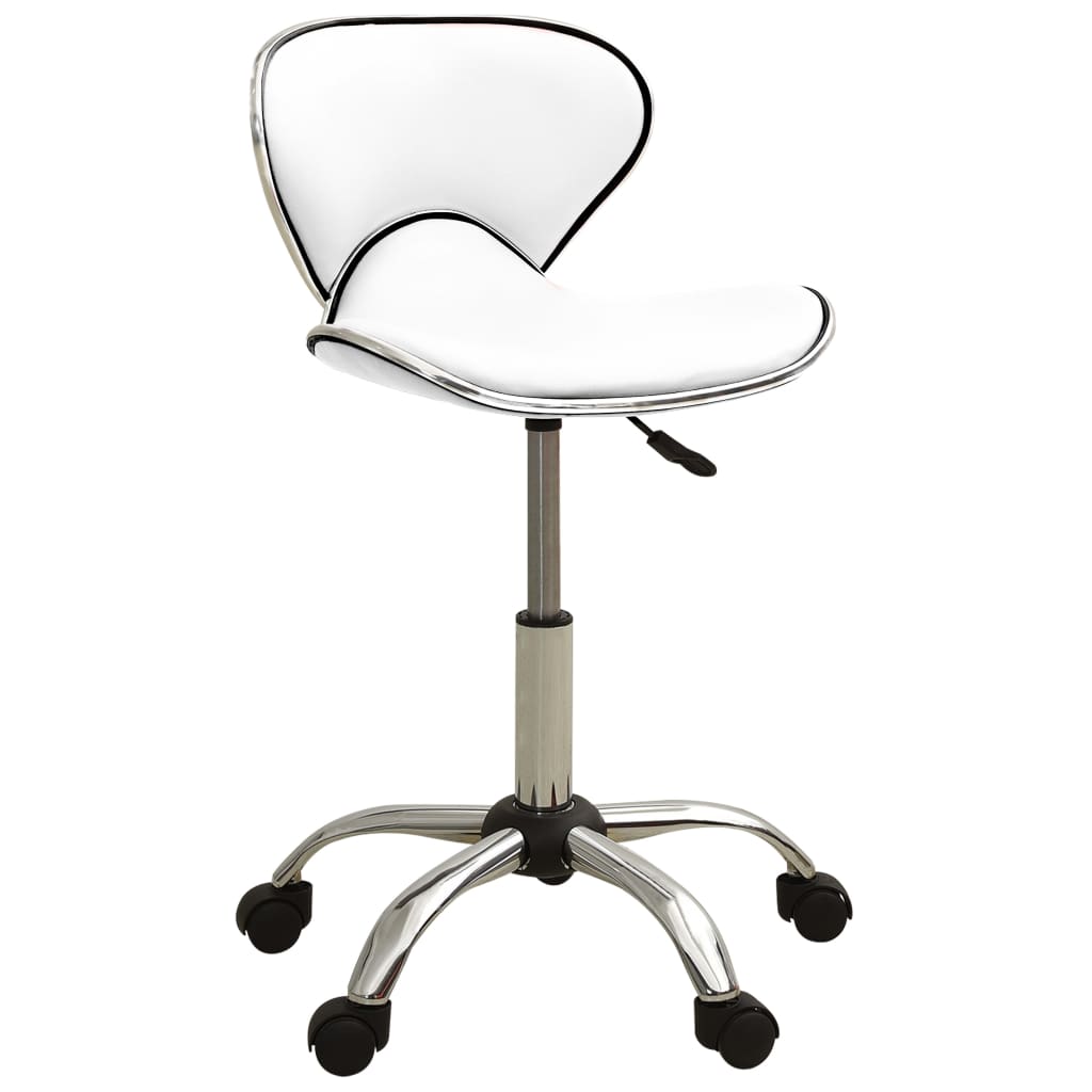 Vidaxl Salon stool Artificial leather white