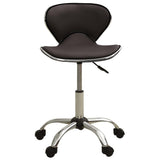 VidaXL Salonhocker Kunstleder braun