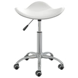 Vidaxl Salon stool Artificial leather white