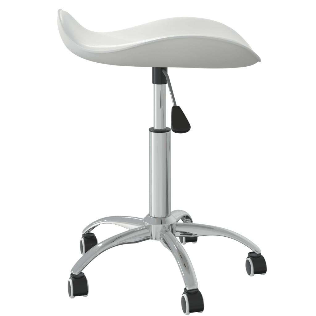 Vidaxl Salon stool Artificial leather white