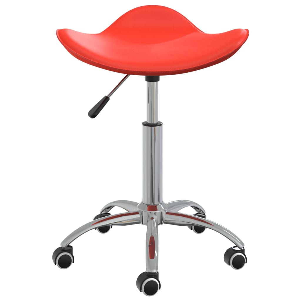 Vidaxl Salon stool Artificial leather red