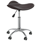VidaXL Salonhocker Kunstleder braun