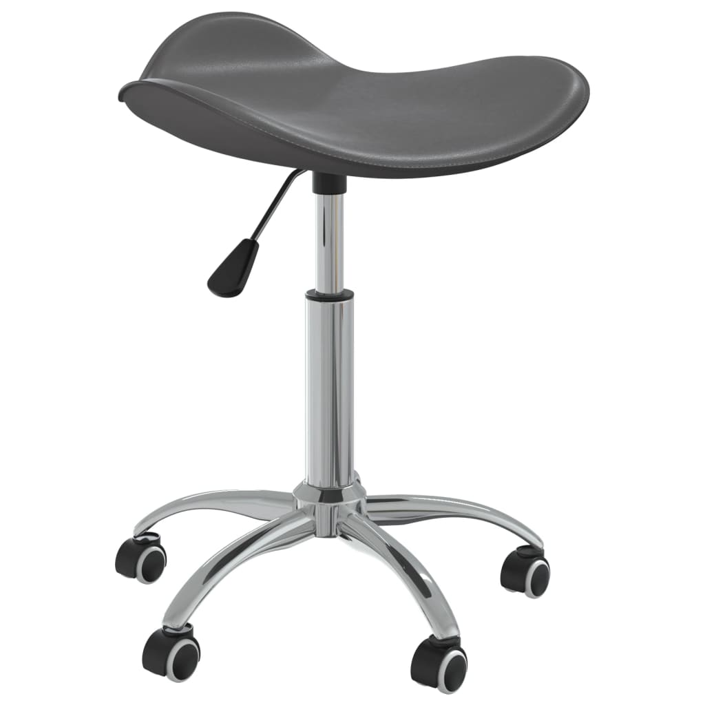 Tabouret de salon vidaxl gris en cuir artificiel