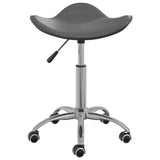 VidaXL Salonhocker Kunstleder grau