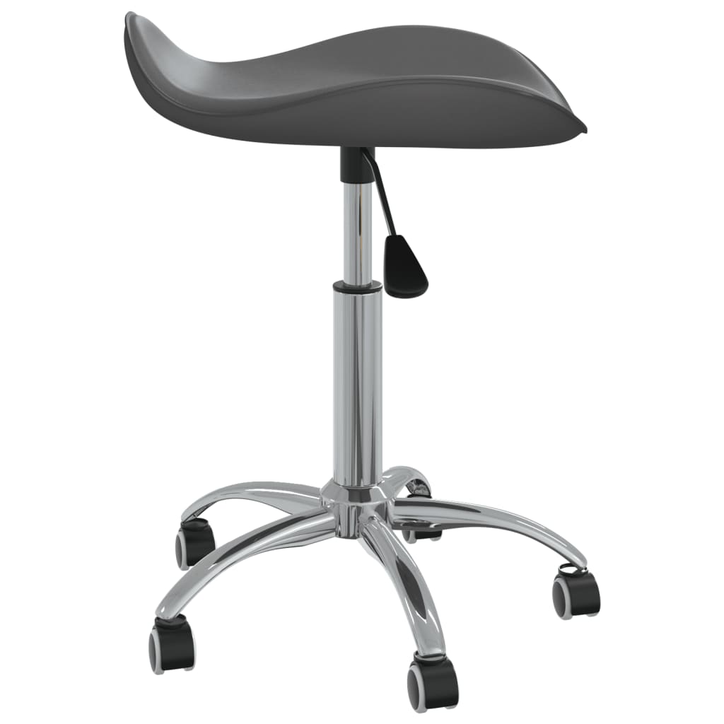 Vidaxl Salon stool Artificial leather gray