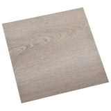 Vidaxl aboard pavimenti autoadesivo 55 st 5.11 m² PVC Taupe