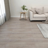 Vidaxl Floorboards Selvlavt 55 ST 5.11 m² PVC Taupe