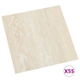 Vidaxl gulvplater selv -ibehandling 55 ST 5.11 m² PVC beige