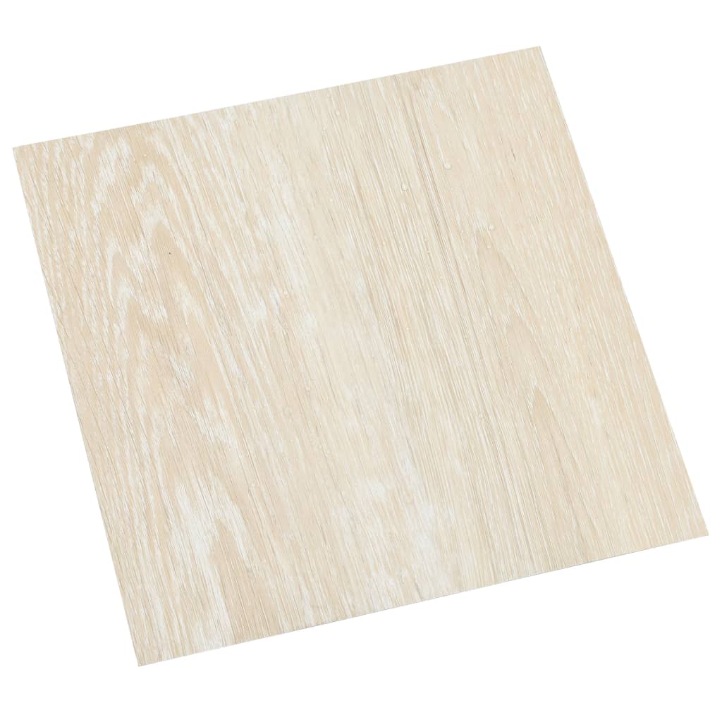 Vidaxl podłogowe płyty samozadowolenia 55 St 5.11 m² PVC Beige