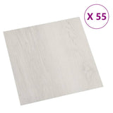 Vidaxl vloerplanken zelfklevend 55 st 5,11 m² pvc beige