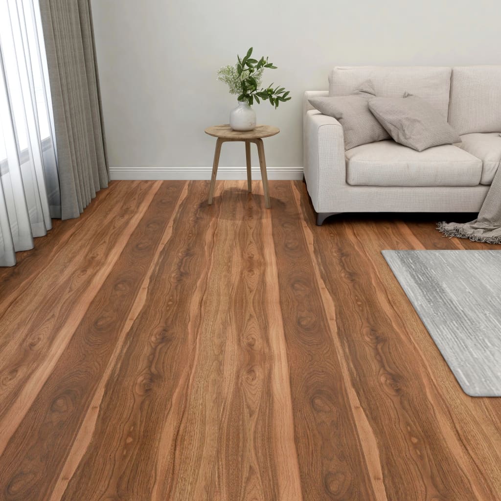 Vidaxl Floorboards Selvlavt 55 ST 5.11 m² PVC Brown