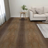 Tablas de piso Vidaxl autoadhesivo 55 st 5.11 m² PVC Brown