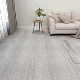 Tablas de piso Vidaxl autoadhesivo 55 st 5.11 m² PVC Gray