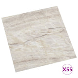 Vidaxl gulvplater selv -ibehandling 55 ST 5.11 m² PVC beige