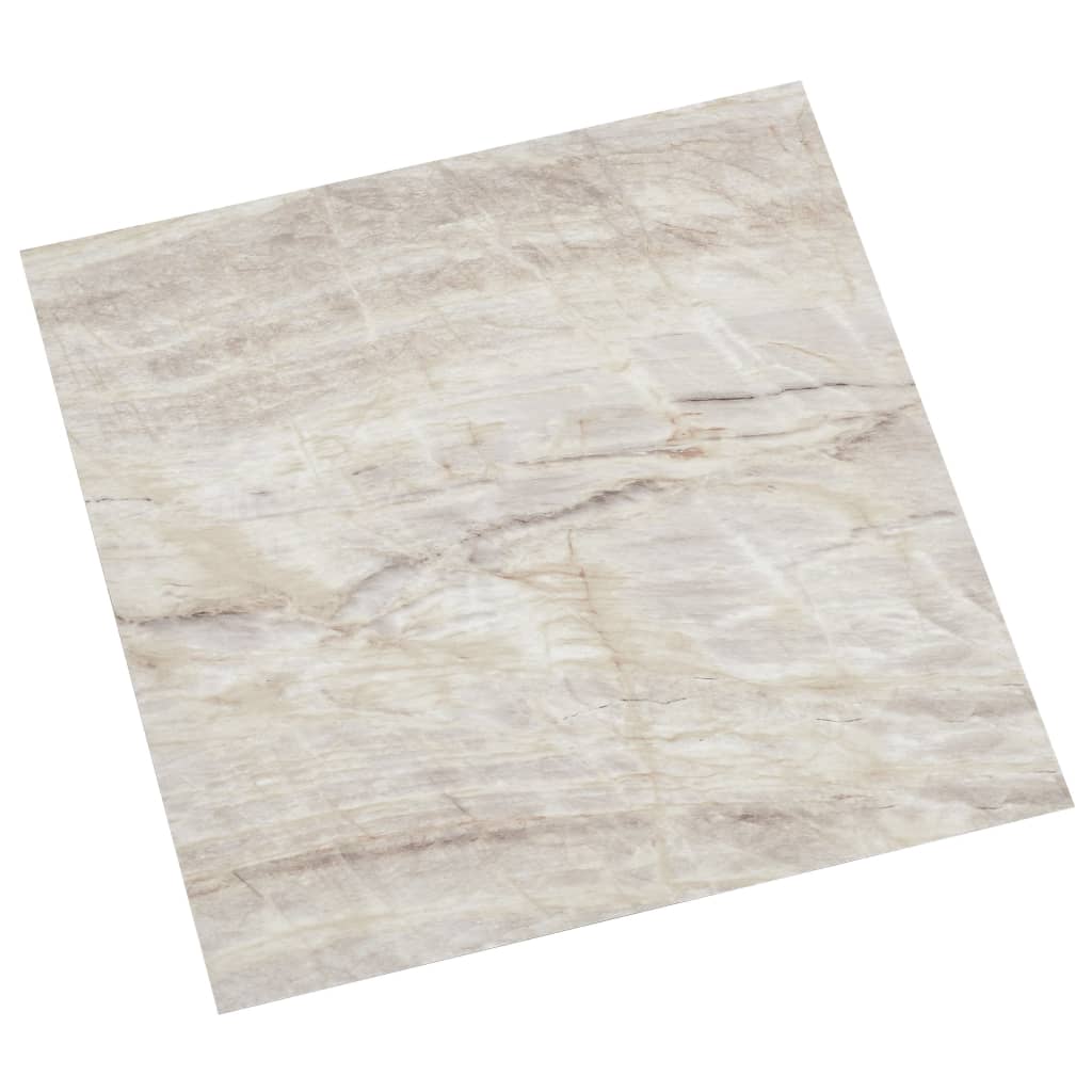 Vidaxl golvbrädor självhäftande 55 ST 5,11 m² PVC Beige