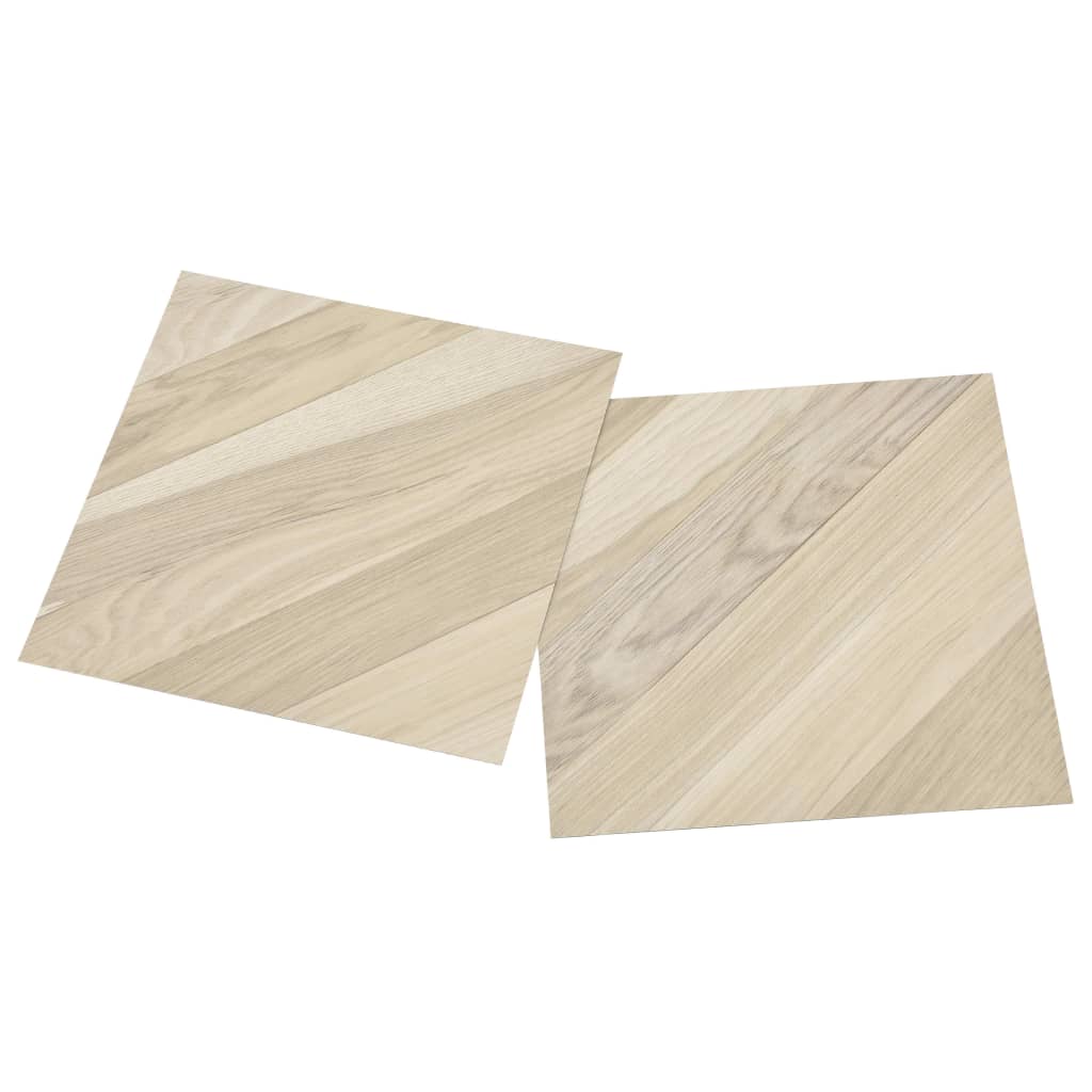 Vidaxl Floorboards Selvlavt 55 ST 5.11 m² PVC Striped Beige