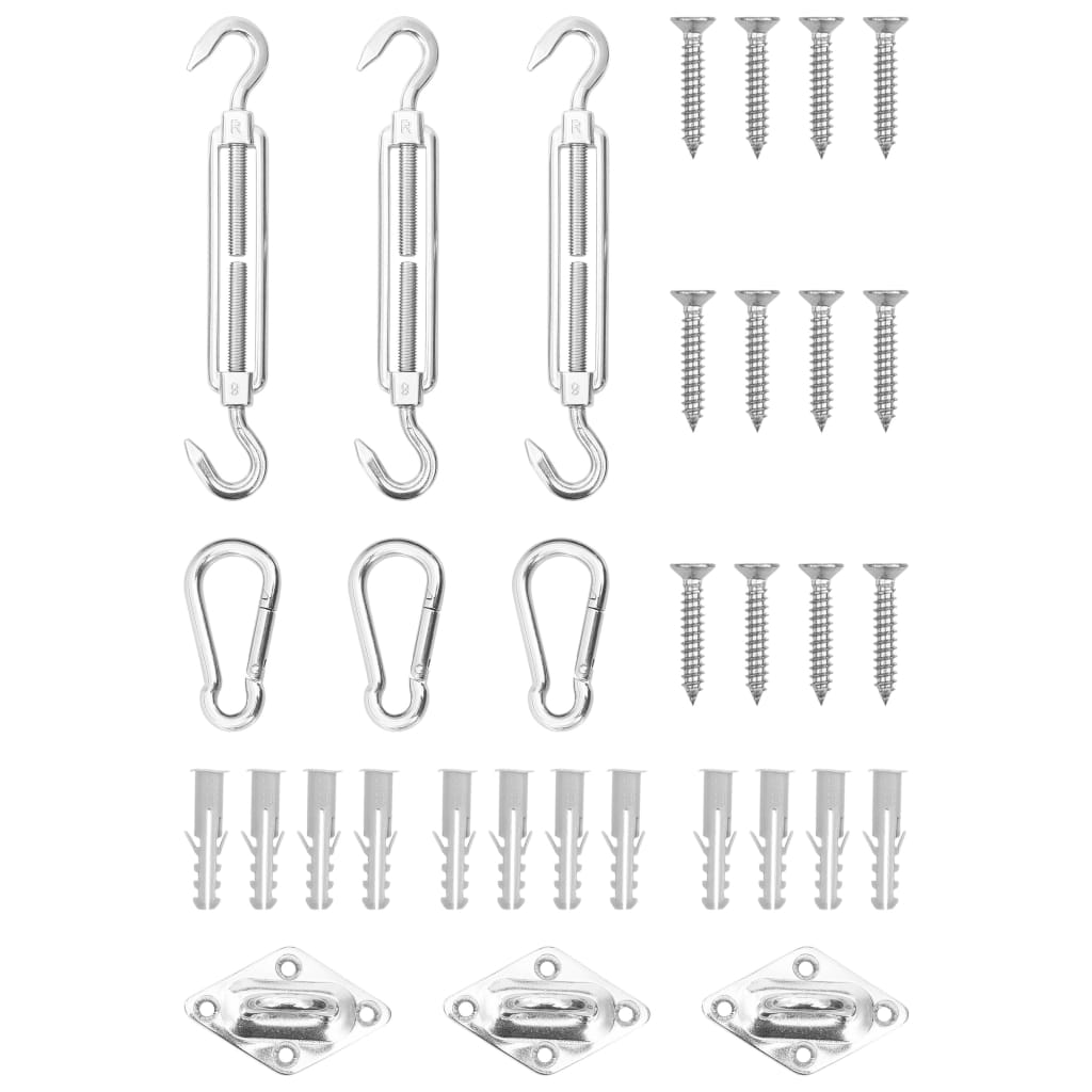 Vidaxl 9-piece awning accessories set stainless steel